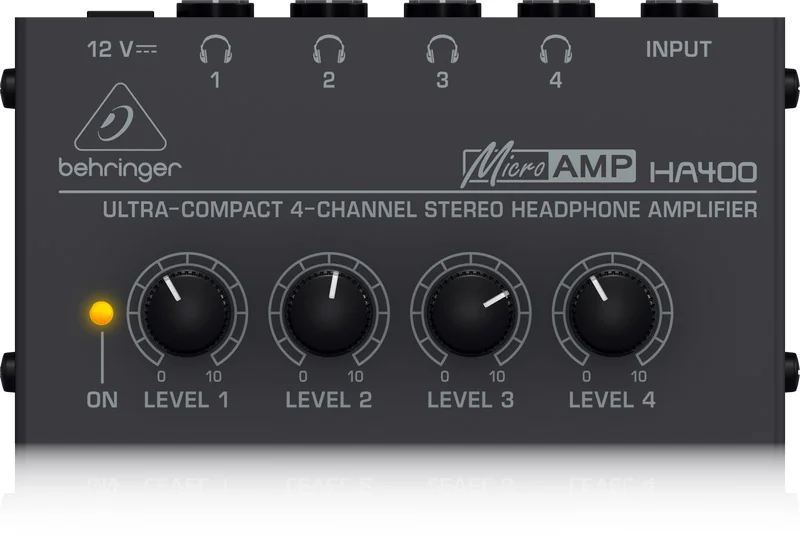 Amplificador de audífonos Behringer MICROAMP HA400