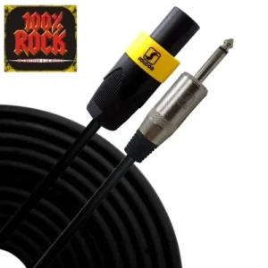 Cable de bafle Solcor 2x18 speakon a plug 6.3 jumbo de 10 m