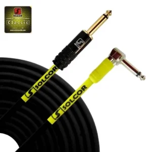 Cable para instrumento Solcor de 6 m, plug recto y en L