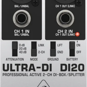 Caja directa activa Behringer ULTRA-DI DI20
