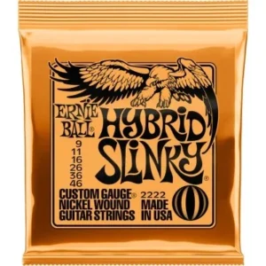 Encordado guitarra eléctrica Ernie Ball Hybrid Slinky 9-46
