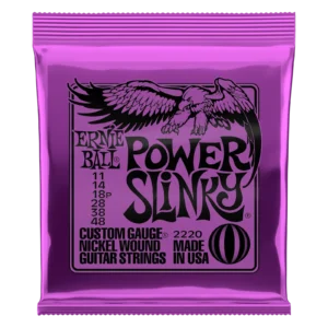 Encordado guitarra eléctrica Ernie Ball Power Slinky 11-48