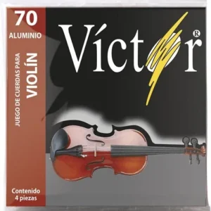 Encordado violín Víctor 70 aluminio