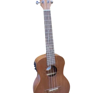 Ukulele tenor electroacústico de caoba con funda Copacabana